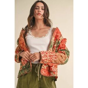 &merci Quilted Patchwork Jacket